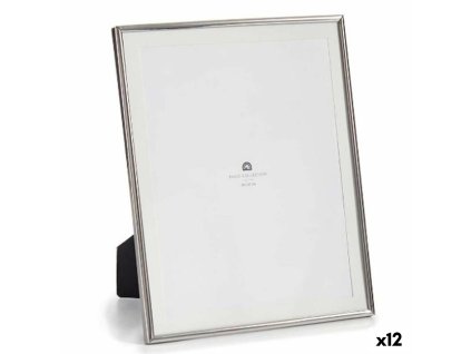 Rám na fotografie Striebristý Sklo Oceľ 23 x 28 x 15 cm (12 kusov)