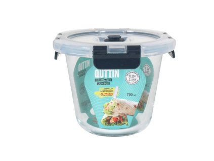 Tepelný obedár Quttin Vákuový ventil 700 ml 14 x 14 x 11 cm