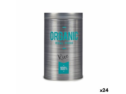 Loď Organic Sivá Plech 10,4 x 18,2 x 10,4 cm (24 kusov)