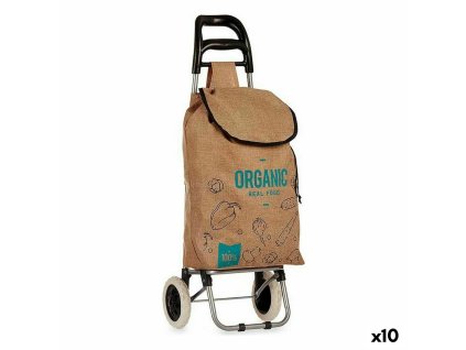 Nákupný vozík Organic Gaštanová 3,3 L 36 x 95 x 35 cm (10 kusov)