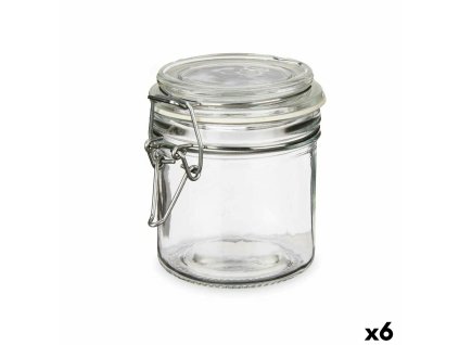Pohár Transparentná Kov Sklo Silikónové 250 ml 11,5 x 10 x 8,5 cm (6 kusov)