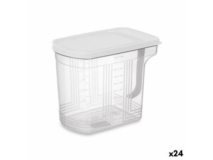 Organizér chladničky Sivá Transparentná Plastické 2,5 L 20,5 x 17 x 13 cm (24 kusov)