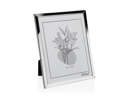 Fotorámik Versa Striebristý Kov Minimalistický 1 x 25,5 x 20,5 cm