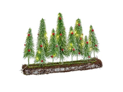 Vianočná ozdoba Gaštanová zelená Plastické 46 x 10 x 36 cm