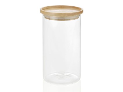 Loď Andrea House cc16204 Drevo Sklo 1,2 L Ø 9,5 x 17,5 cm