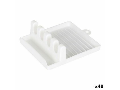Držiaky na kuchynské náradie Quttin Biela 14 x 12,5 cm (48 kusov)