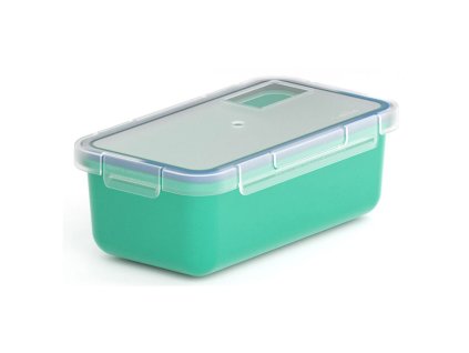 Nádoba na uschovanie potravín Valira 6090/97 Hermetický Tyrkysový Termoplast PBT Obdĺžnikový 750 ml