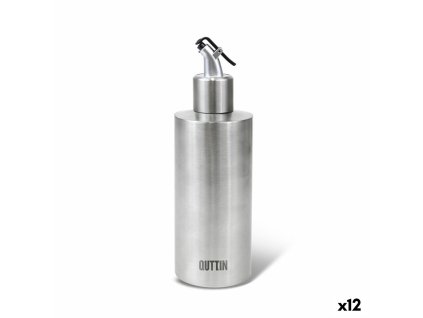 Olejnička Quttin 350 ml Nerezová oceľ Striebristý (12 kusov)