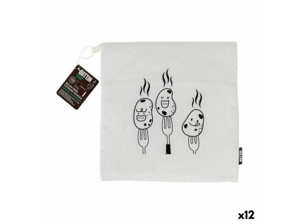 Vrece na varenie zemiakov Quttin 27,5 x 28,5 cm Mikrovlnnú Rúru (12 kusov)