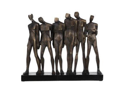 Socha Medený Živica 40 x 10,5 x 34 cm