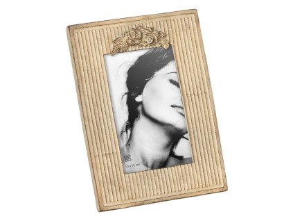 Rám na fotografie Béžová Polyesterová živica 17,2 x 2,5 x 22,2 cm