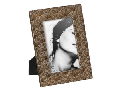 Rám na fotografie Zlatá Polyesterová živica 17,2 x 1,5 x 22,3 cm