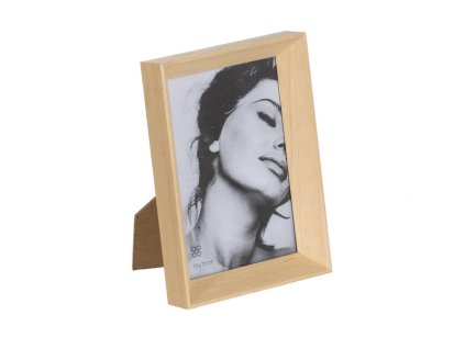 Rám na fotografie Béžová Drevo Sklo 12 x 2,5 x 17 cm