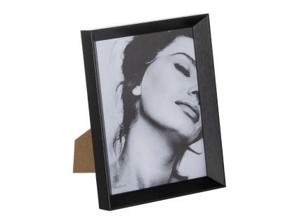 Rám na fotografie Čierna Drevo Sklo 17 x 2,5 x 22 cm