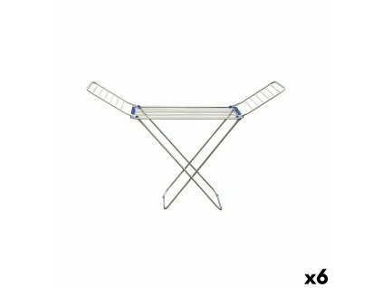 Skladací vešiak na prádlo Confortime Aluminium 132 X 55 X 4 CM (6 kusov)