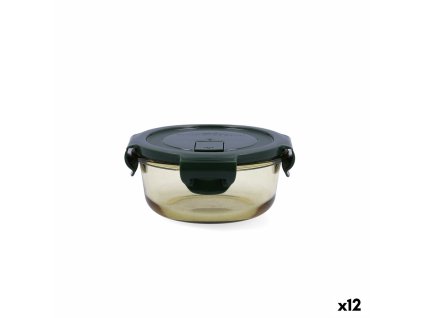 Tepelný obedár Bidasoa Infinity Okrúhla 390 ml Žltá Sklo (12 kusov)