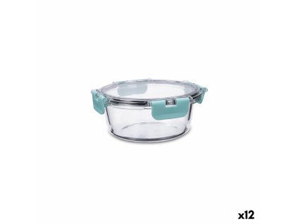 Tepelný obedár Quid Purity Okrúhla 640 ml Transparentná Sklo (12 kusov)