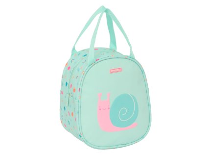 Termo box na desiatu Safta Slimák Tyrkysový 19 x 22 x 14 cm