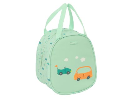 Termo box na desiatu Safta Automobil zelená 19 x 22 x 14 cm