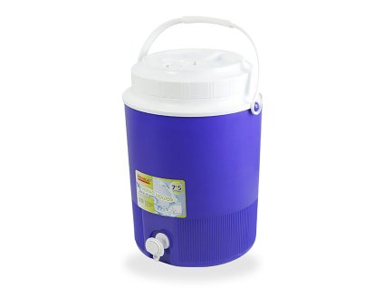Termoska s dávkovacím vrchnákom Hidalgo Batéria Modrá 7,5 L
