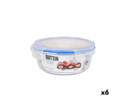 Tepelný obedár Quttin Okrúhla 1,3 L (6 kusov)