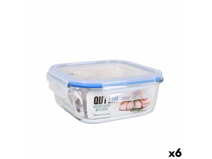 Tepelný obedár Quttin Hranatý 1,1 L (6 kusov)
