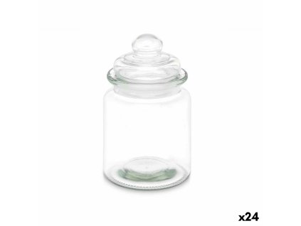 Pohár Transparentná Sklo 250 ml 8 x 13 x 8 cm (24 kusov) S vrchnákom