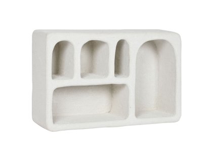 Police Home ESPRIT Biela Jedľa Drevo MDF 80 x 18 x 48 cm Nástenný