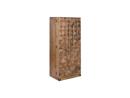 Stojan na fľaše Home ESPRIT Gaštanová Jedľa 64,5 x 45 x 146,5 cm