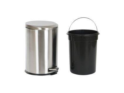 Kôš s pedálom Home ESPRIT Striebristý Nerezová oceľ Polypropylén 20 L