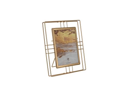 Rám na fotografie Home ESPRIT Zlatá Kov Sklo 18,5 x 2,5 x 23,5 cm (12 kusov)