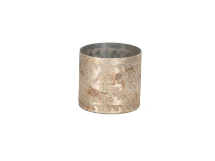 Svietnik Biela Sklo 10 x 10 x 9 cm