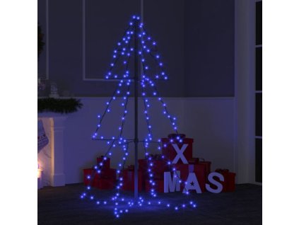 VidaXL Vianočný stromček, kužeľ, 160 LED, dovnútra aj von 78x120 cm