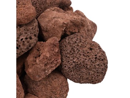 Sopečné kamene 25 kg červené 5-8 cm