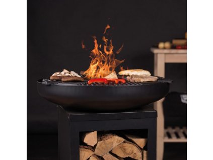 RedFire Vonkajší gril plancha Matanzas, oceľ, matný čierny