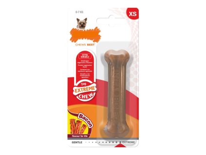 Hračka na žuvanie psa Nylabone Dura Chew Bacon Nylón Veľkosť XS