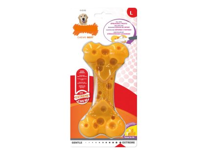 Hračka na žuvanie psa Nylabone Dura Chew Syr Veľkosť L Nylón