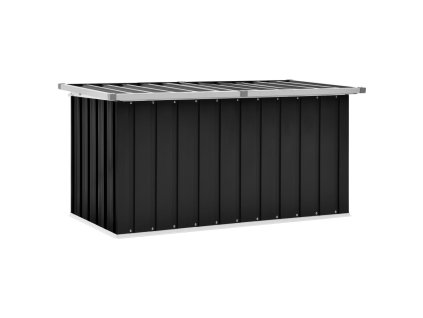 Záhradný úložný box antracitový 129x67x65 cm