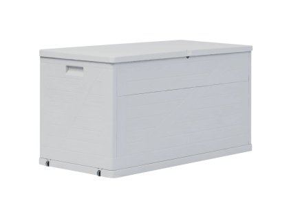 Záhradný úložný box bledosivý 420 l