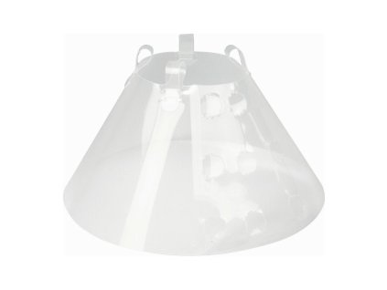 Alžbetínsky obojok pre psa KVP Betsy Transparentná (45-56 cm)