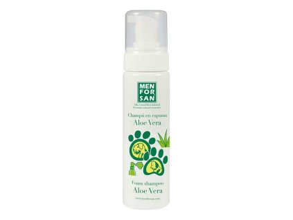 Šampón pre domáce zvieratká Menforsan pes Aloe vera Mačiek 200 ml