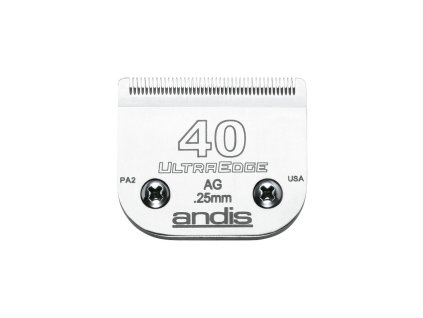 Žiletky na holenie Andis S-40 Oceľ Pochrómované 0,25 mm