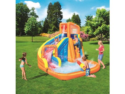 Bestway H2OGO Tobogán Turbo Splash Water Zone-Mega Water Park 53301
