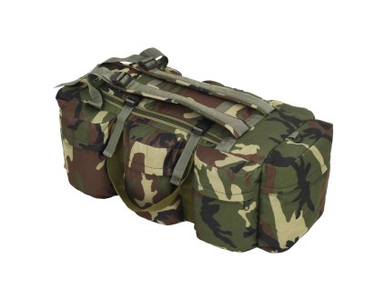 Športová taška 3 v 1, army štýl 90 l, maskáčová