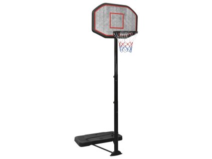 Basketbalový stojan čierny 258-363 cm polyetén