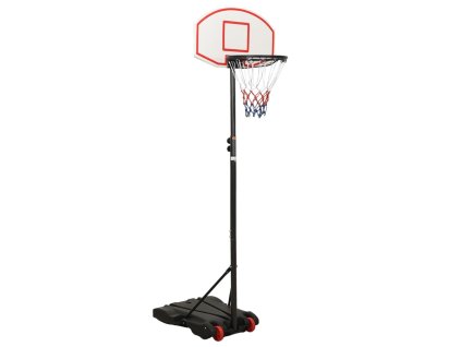Basketbalový stojan biely 216-250 cm polyetén