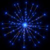 Vonkajšie vianočné prskavky 10 ks, modré 20 cm, 1400 LED