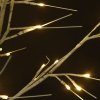 Vianočný stromček/vŕba 120 LED 1,2 m, teplá biela, dovnútra/von