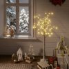 Vianočný stromček/vŕba 120 LED 1,2 m, teplá biela, dovnútra/von