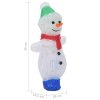 LED vianočná akrylová figúrka snehuliaka exteriér aj interiér 30 cm
